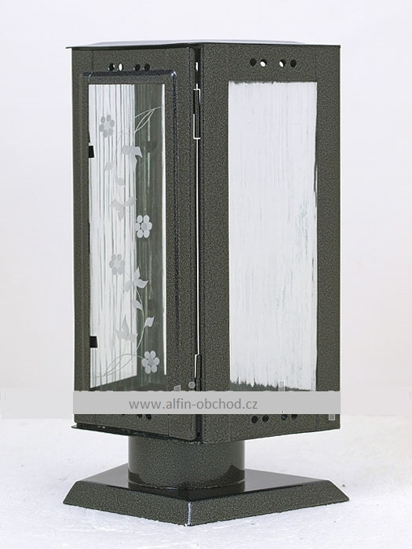 Obrázek z Svítilna na postavení lichoběžníková starostříbro 