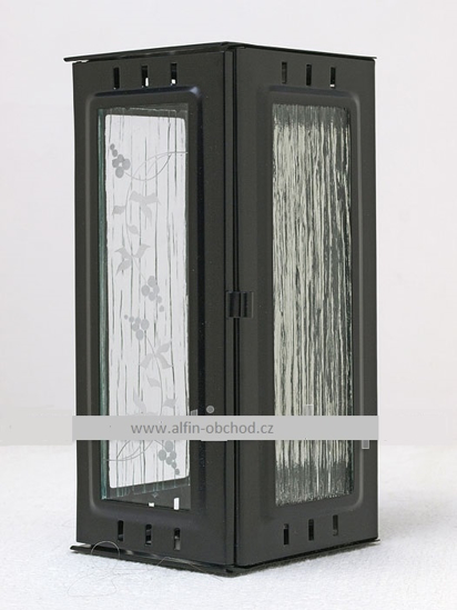 Obrázek z Svítilna na pomník závěsná malá - černá 