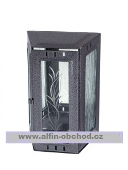 Obrázek z Svítilna závěsná lichoběžníková starostříbro 