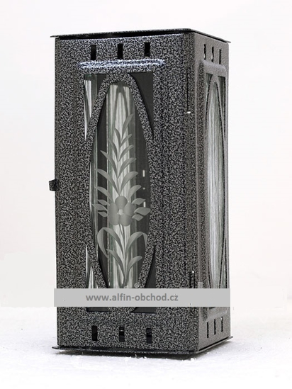 Obrázek z Svítilna na pomník závěsná velká výstřih ovál - starostříbro 