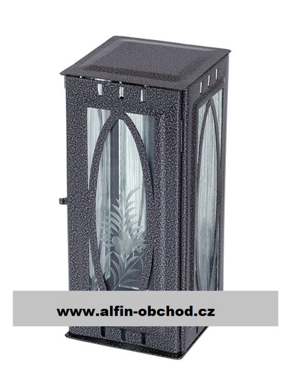 Obrázek z Svítilna na pomník závěsná malá výstřih ovál - starostříbro 