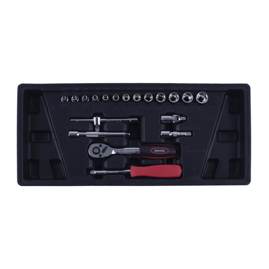 Obrázek z Sada nářadí pro montážní vozík PWT200 229 dílů 