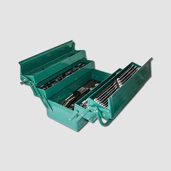 Obrázek z Montážní basa na nářadí kovová výbavená 68 dílů 