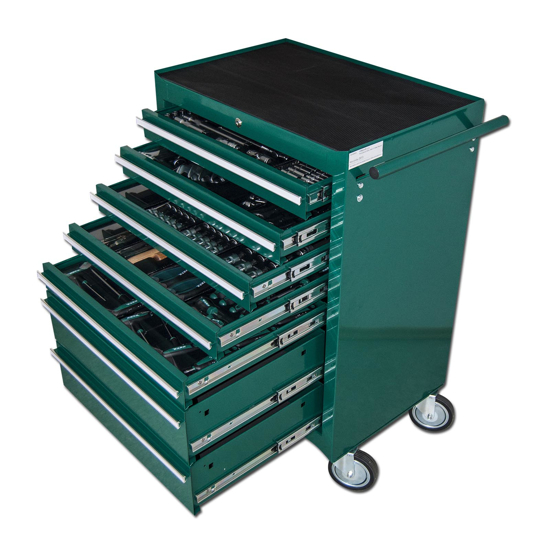 Obrázek z Montážní vozík na nářadí kovový + výbava HA230 215 dílů 