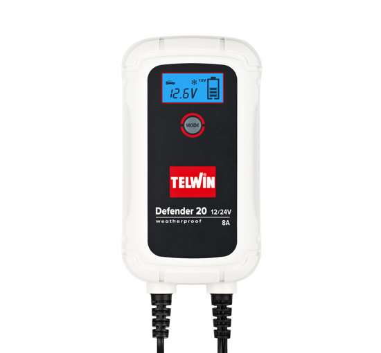 Obrázek z Microprocesorová nabíječka autobaterií Defender 20 Boost Telwin 